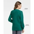 thumbnail image 3 of Landau Essentials Women's Classic Relaxed Fit 4 Pocket Crew Neck Scrub Jacket, 3 of 5