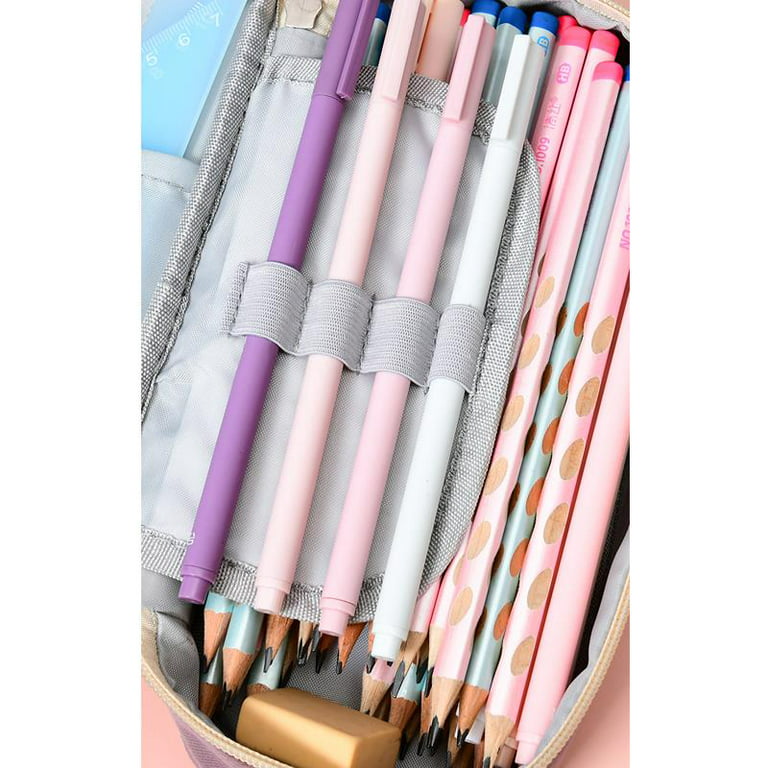 bangyoudaoo 2PCS Pencil Case Pencil Pouch Bag Pencil Case Square