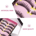 thumbnail image 5 of 10 pares de pestañas postizas pestañas postizas pestañas de fibra artificial pestañas de maquillaje, 5 of 5