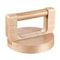 thumbnail image 3 of Barra de madera para grabado de haya con fondo liso barnizado, herramienta de impresión manual para Mango redondo, 3 of 9