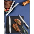 thumbnail image 6 of D.Perlla Steak Knives, Non Serrated Stainless Steel Sharp Steak Knife Set of 8 with Gift Box, 6 of 7