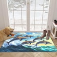 thumbnail image 4 of Crystal Velvet Floor Mat, Decorative Entryway Rug With Non-Slip Base, for Bathroom and Living Area, Multi-color, 4 of 6