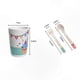 thumbnail image 3 of Bamboo Fiber Children's Dinnerware Set - 5-Piece Cow Design Kid-Friendly Tableware for Kids Meals, 3 of 5