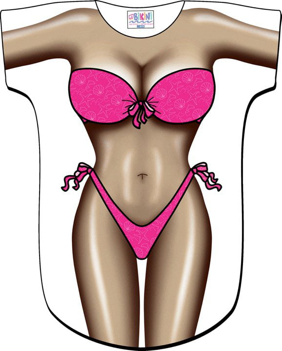 Funny T-shirt Oversize Cover-up Bikini New Fashion Womens/Mens Sexy Bikini Biki...