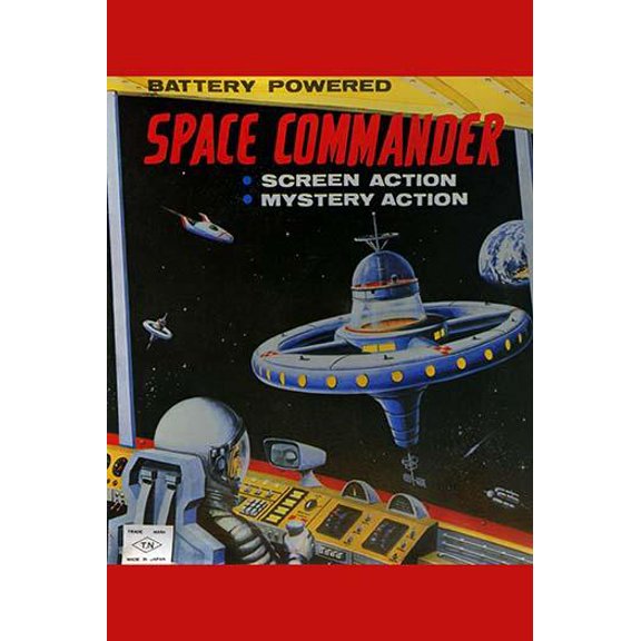 Space Commander-Fine Art Canvas Print (20" x 30")