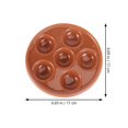 thumbnail image 4 of Ceramic Escargot Plate Practical Snail Plate Conch Baking Tray Baking Snail Dish, 4 of 4