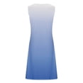 thumbnail image 4 of gakvbuo summer Tank dresses for women 2024 Sleeveless Mini Dress Sundresses Women's Geometric Printed Elegant Camisole Round Neck Dress, 4 of 5