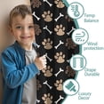thumbnail image 3 of Blackout Kids Curtains,Paw Prints and Bones Childrens Insulated Curtains Set Of 2,Bedroom Essentials,Toddler Room Decor 42x54in(106x137cm), 3 of 4