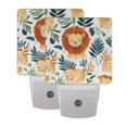 thumbnail image 7 of WOBOGO Lovely Lion LED Night Light 2 Pcs Set 0.5 Watt Wall Plug in Dusk to Dawn Automatic Switch Soft White Light, 7 of 7