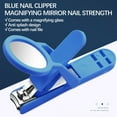 thumbnail image 6 of Nail Clippers With Magnifier Under $5! Yannianjz Nail Clippers with Magnifying Glass, Large Toenail Clippers for Elderly, Anti-Splash Nail Cutter, Professional Manicure Pedicure Tool, Easy Grip, 6 of 7