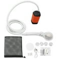 thumbnail image 2 of Douche Extérieure Portable, Douchette de Camping Rechargeable Compacte à Main Alimentée par Batterie, Affichage Numérique Intelligent Pompe de Douche Électrique Réglable à Trois Niveaux pour Randonnée Voyage, 2 of 8