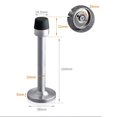thumbnail image 3 of JINGT Stainless Steel Door Stopper Stop Bathroom Glass Wall Bracket Anti-Collision Christmas Halloween, 3 of 8