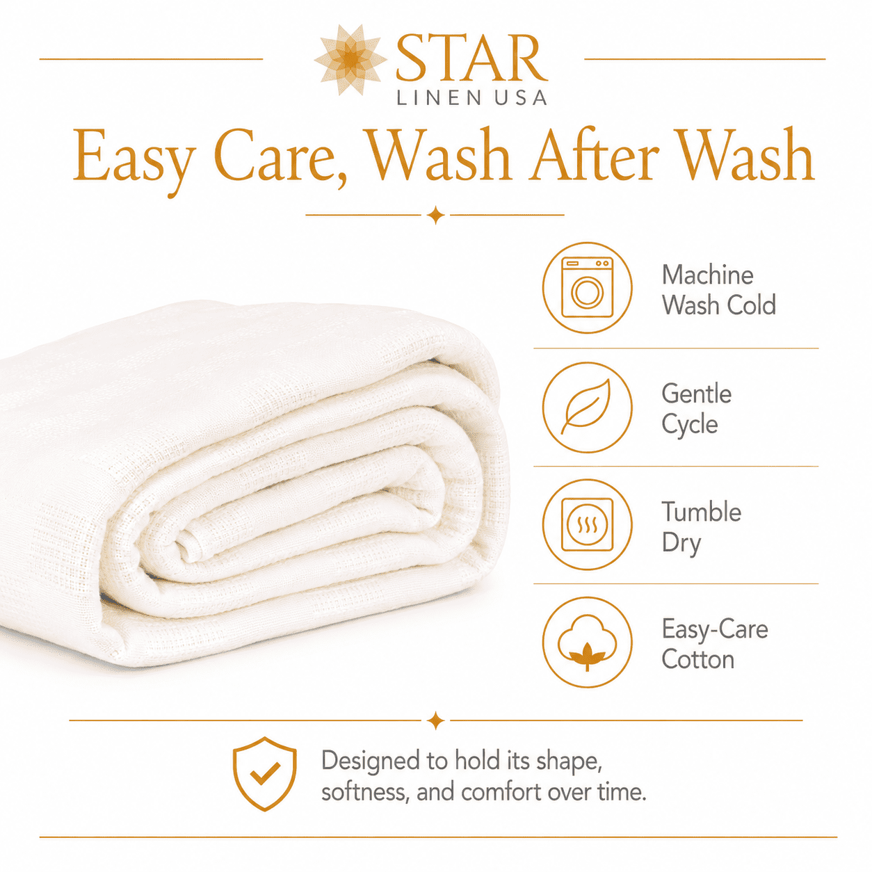 Hospital Thermal Blanket Throw Snag Free | 100% Cotton | Twin 66"x90" | White (1)