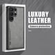 thumbnail image 3 of Sheepskin Magnetic Case For Samsung S24 Ultra S23 S22 S21 S20 FE S10 Capa For Samsung Note 20 Ultra 10 Matte Leather Phone Cover, 3 of 5