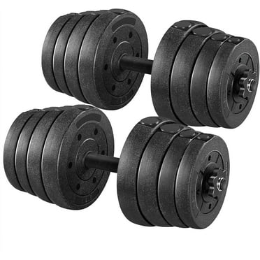 SgoodS 66LB Weight Dumbbell Set Fitness Adjustable Cap Gym/home Barbell Plates Body Workout for Women and Men Strength Training