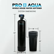 PRO+AQUA Whole House Water Softener High Demand Heavy Duty 80,000 Grain Capacity 1 Ports