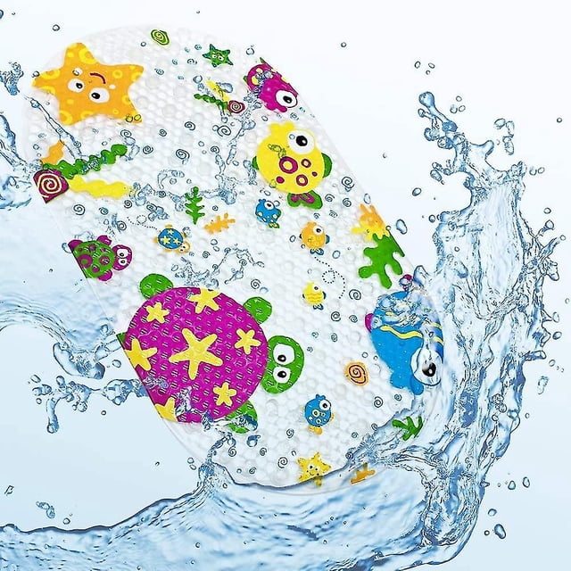 Alfombrilla de baño Inserto para bañera Alfombrilla de baño para bebé Suckers oceánicos Alfombrilla antideslizante de plástico Aspecto agradable Alfombrilla de baño antideslizante Diseño de