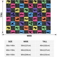 thumbnail image 5 of Colorful Game Blanket Soft Fleece Throw - Ideal Gamer Gift for Kids Teens and Adults - Warm, Cozy & Stylish Game-Themed Room Decor 60"x80", 5 of 7