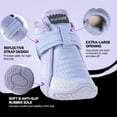 thumbnail image 3 of Dog Shoes for Small Dogs, Breathable Puppy Dog Boots & Paw Protectors for Summer Hot Pavement Winter Snow, Dog Booties with Reflective Strips, Anti-Slip Sole for Hardwood Floors, 3 of 7