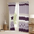 thumbnail image 4 of Homewish Hippie Plum Abstract Black Out Curtains for Women, Chic Minimalism Curtains Pack of 2 (42x63 Each), Modern Fashion Theme Bedroom Curtains, Black Out Curtains Bedroom Decor, 4 of 7