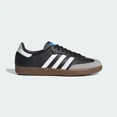thumbnail image 1 of Adi-das Samba Vegan Shoes Originals Sneakers Shoes Core Black/Gum H01878 US 4-12, 1 of 6