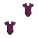 thumbnail image 1 of Sonducket Elástico Gym Ballet Dance Outfit Skin Friendly Classic Draw-String Jumpsuit Gimnasia Dancewear Leotardo Púrpura S Púrpura S 2piezas, 1 of 6