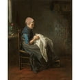 thumbnail image 3 of Jozef Israëls 20x24 Black Modern Framed Museum Art Print Titled - ‘The Little Seamstress’ (1850 - 1888), 3 of 5