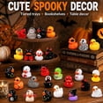 thumbnail image 5 of Halloween Resin Figurines Set - 128pcs Bulk Mini Ducks Decor for Halloween Christmas Party Decor, 5 of 8