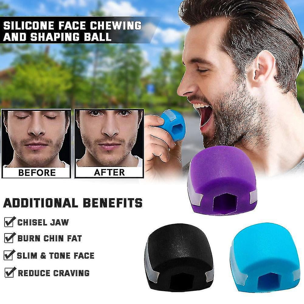 Jawline Exerciser Jawlineme Exercise Fitness Ball Neck Face Jawzrsize Jaw