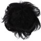 thumbnail image 1 of Peluca de hombre realista, de reemplazo superior, con cabello natural, invisible, sin costuras, con calva negra (16 x 18 cm), 1 of 6