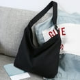 thumbnail image 4 of Yesbay Women Canvas Shoulder Bag Adjustable Strap Handbag Storage Pouch,Black, 4 of 8