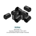thumbnail image 3 of Uxcell 10 Pcs Embout Rétractable 45mm ID x 60mm L 2:1 Ratio Embout de Tube Rétractable Noir, 3 of 5