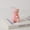 Pink (white peach oolong), variant on Cute Bear Shaped Scented Candle for Home Decor, Aesthetic Animal Candle for Bedroom Living Room and Gift, Decorative Soy Wax Candle