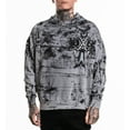thumbnail image 2 of Xtreme Couture By Affliction Unisex Oversized Boxy Pullover Hoodie Cannon, 2 of 13