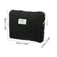 thumbnail image 2 of Unique Bargains 1Pc Women Portable Heart Storage Makeup Bag for Vacation Camping Black, 2 of 3