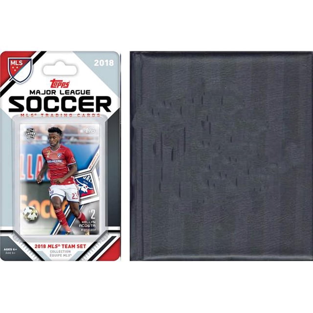C&I Collectables FCDALL18 MLS FC Dallas Licensed 2018 Topps Team Set & Storage Album