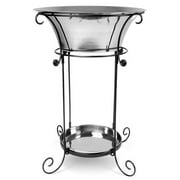 Beverage Stand with Detachable Stainless Steel Tub