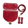 thumbnail image 2 of Abbracc PU Leather Bag Knitting Set DIY Bag Making Kit for Home Professional Enthusiasts Red, 2 of 9