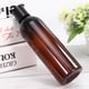 thumbnail image 3 of 6 frascos de viaje de 250 ml con tapa a presión, envase cosmético portátil vacío para champú o loción (frasco marrón y tapa negra)., 3 of 8