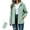 Green, variant on Women's Rain Jacket Windbreaker Lightweight Raincoat Breathable Hood Outerwear for Golf Hiking Travel Fall Outfits