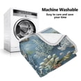 thumbnail image 5 of Yayeee Throw Blanket for Couch Soft Warm 50" x 60" Sofa Chair Bed Decoration, Sea Plants Pattern, 5 of 7
