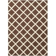 thumbnail image 2 of SAFAVIEH Cambridge Kenneth Geometric Wool Area Rug, Dark Brown/Ivory, 3' x 5', 2 of 5