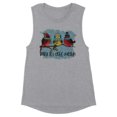 thumbnail image 1 of Birds It's Cold Outside Women's Muscle Tank Large Heather Grey, 1 of 5