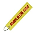 thumbnail image 4 of Runquan Portable Key Chain Key Fob Embroidery Car Key Holder for Adults and Children Yellow, 4 of 7