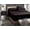Chocolate Solid, variant on ABORN 100% Giza Egyptian Cotton Bedsheet 28" Deep Pocket 28" Split Top White Split-Head Cal-King