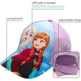 thumbnail image 2 of Disney Girls' Frozen Baseball Cap - Princess Elsa and Anna Curved Brim Strap Back Hat (2T-7), 2 of 7