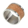 thumbnail image 1 of SARO NR141.N Anneau de Serviette en Liège Bandé Naturel - Lot de 4, 1 of 1