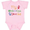 thumbnail image 3 of Inktastic Oma and Opa Love Me Grandchild Boys or Girls Baby Bodysuit, 3 of 5