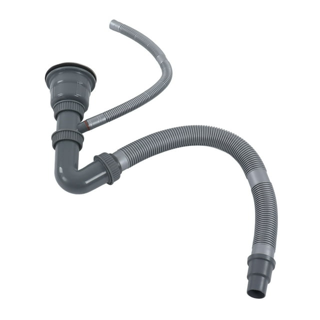 Sink Drainpipe, 50mm Plastic Kitchen Sink Drain Pipe Kit For Drainage System