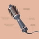 thumbnail image 3 of Cepillo voluminizador de un solo paso Hairitage + secador para rizar y alisar - Cepillo de cerámica y turmalina + voluminizador - Moldeador para peinados suaves, brillantes y sin frizz - Gris mate, 3 of 5